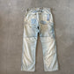RRL by Polo Ralph Lauren Indigo Distressed Patchwork Selvedge Denim Jeans