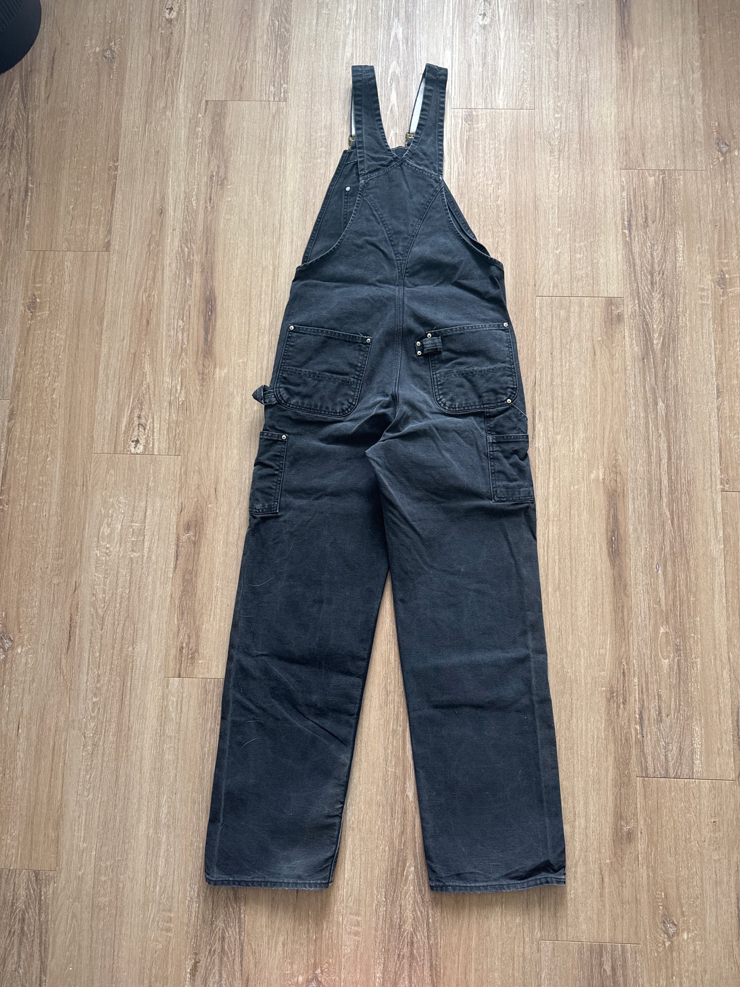 Vintage Carhartt Sun Faded Black Overalls