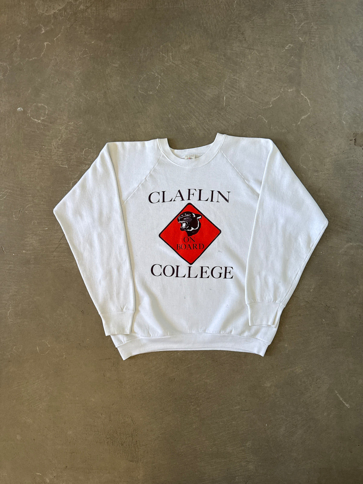 Vintage Claflin College On Board Sweatshirt