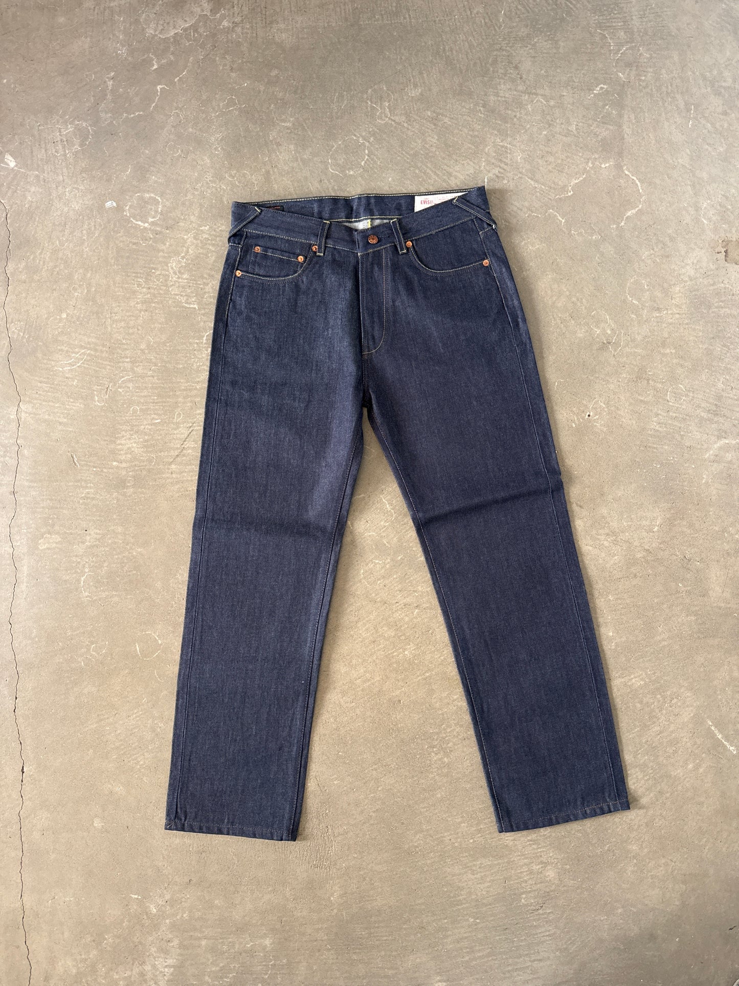 Evisu Embroidered Japanese Art Selvedge Denim Jeans