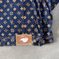Vintage 90s Veezo Wear Monogram Designer Denim Jean Jacket
