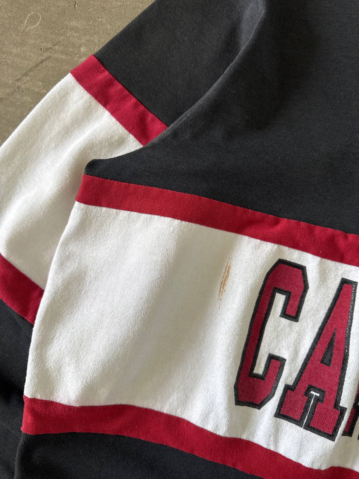 Vintage 80s Nutmeg University Of South Carolina Gamecocks Rugby Shirt
