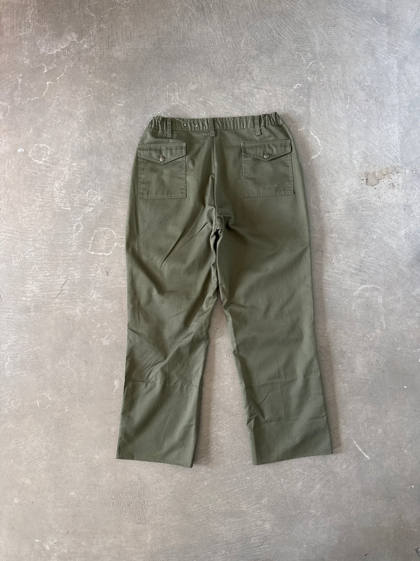 Vintage Boys Scouts Of America Uniform Trouser Cargo Pants