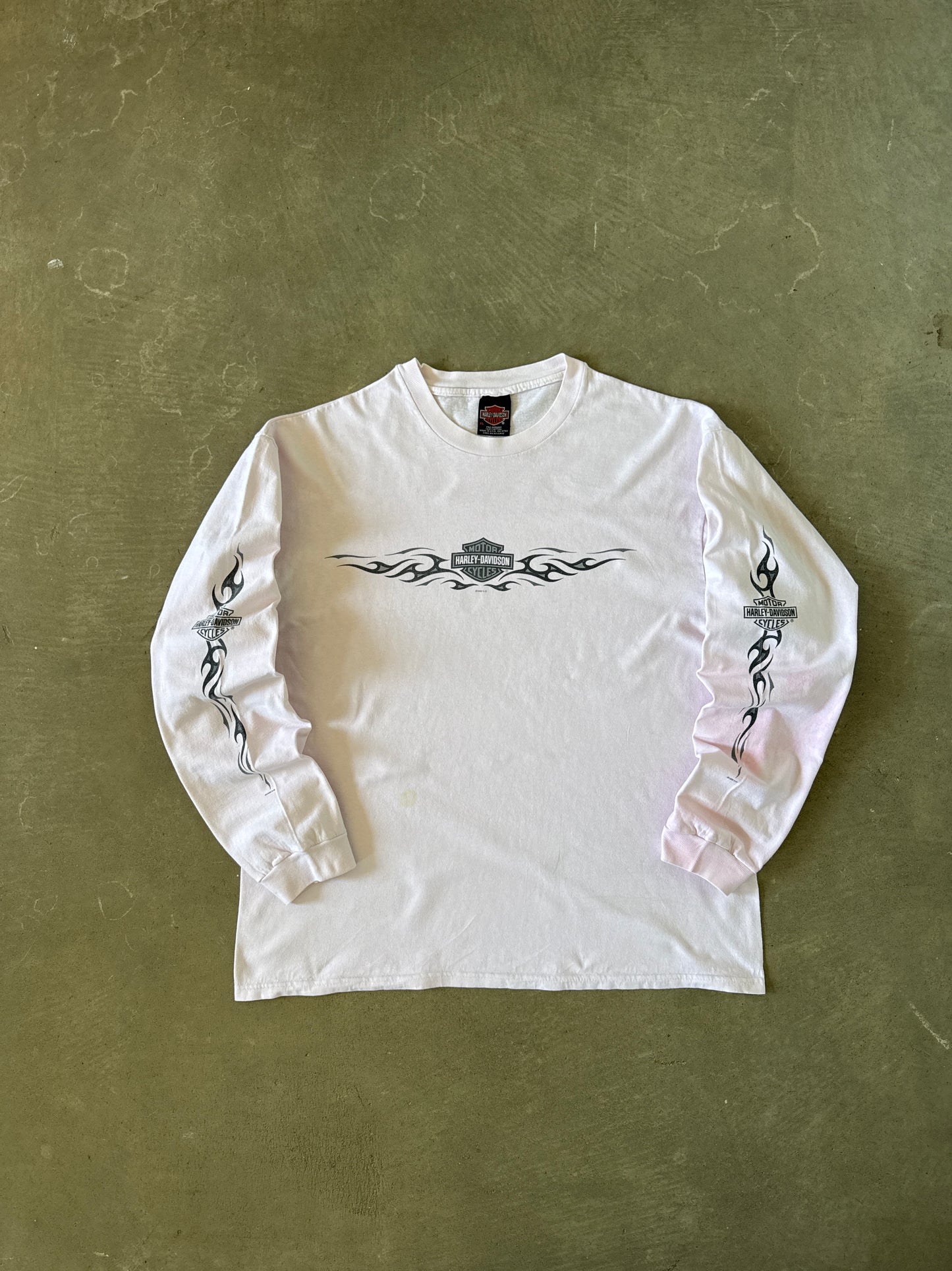 Vintage 1999 Harley Davidson Rock Hill South Carolina Pink Longsleeve