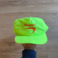 Vintage Newport Embroidered Logo Neon Green Snapback Hat