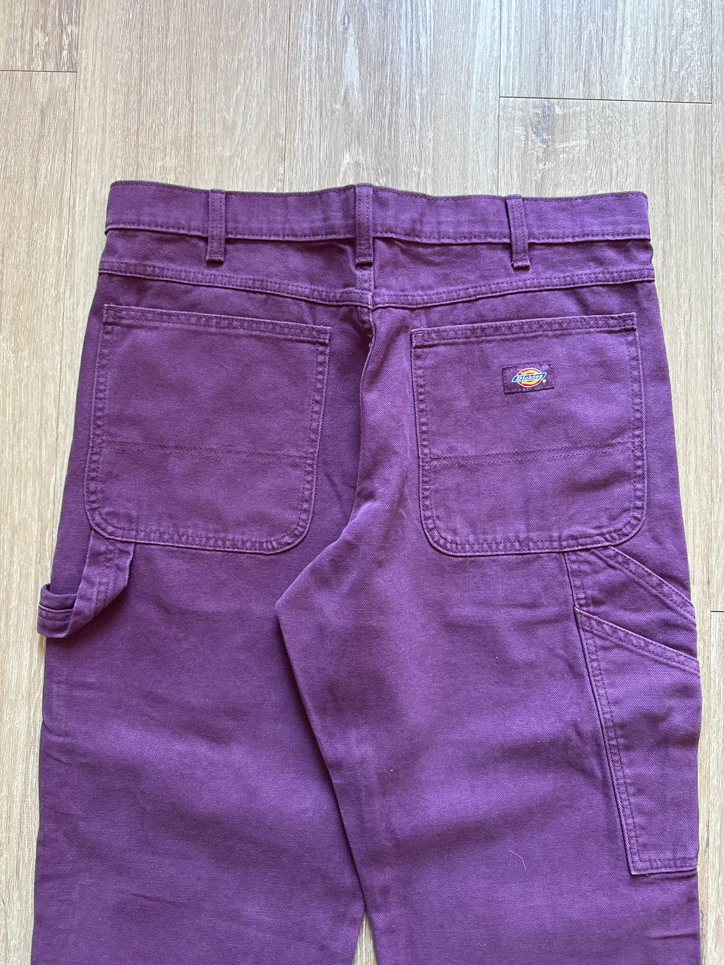 Dickies Burgundy Straight Leg Carpenter Pants