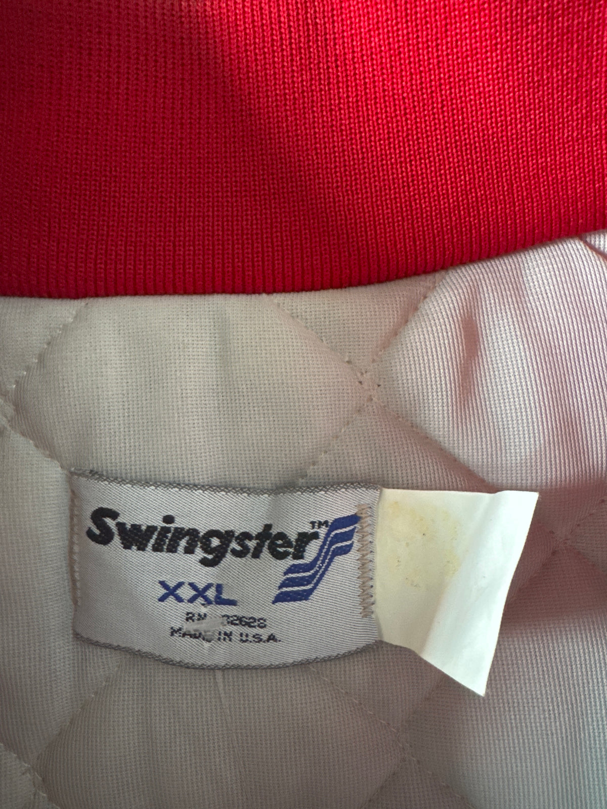 Vintage 90s University Of South Carolina Gamecocks Signed By Marcus Lattimore Satin Bomber Jacket
