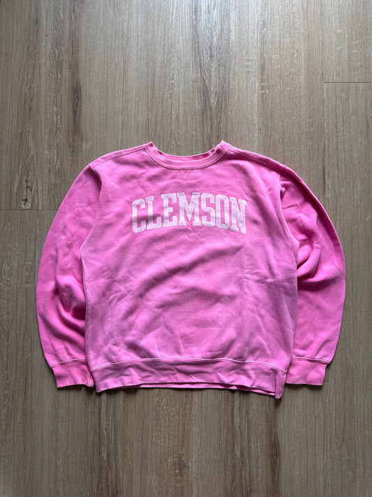 University Of Clemson Tigers Pink Sweatshirt