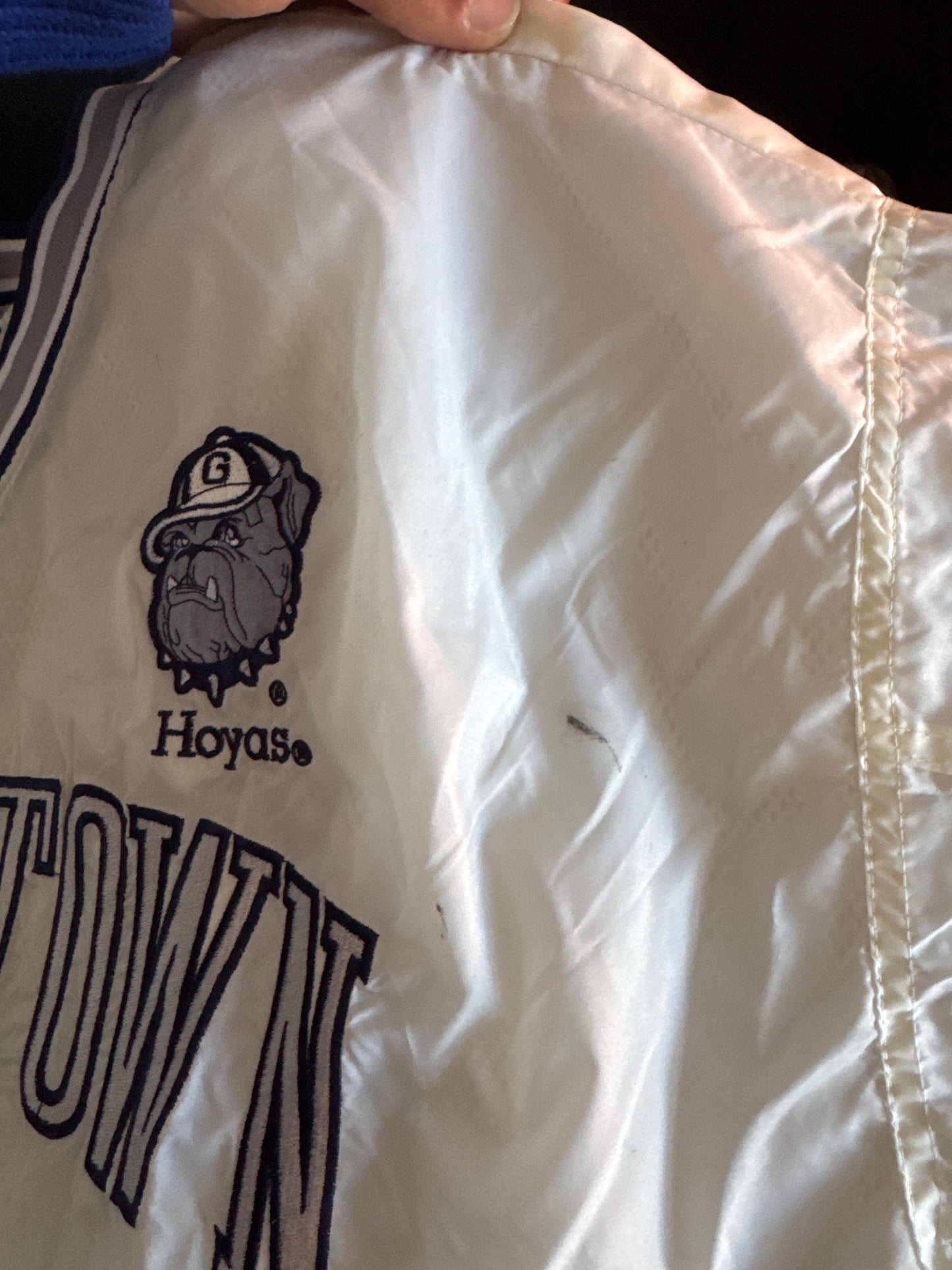 Vintage Collegiate Sportswear University Of Georgetown Hoya Windbreaker Tee
