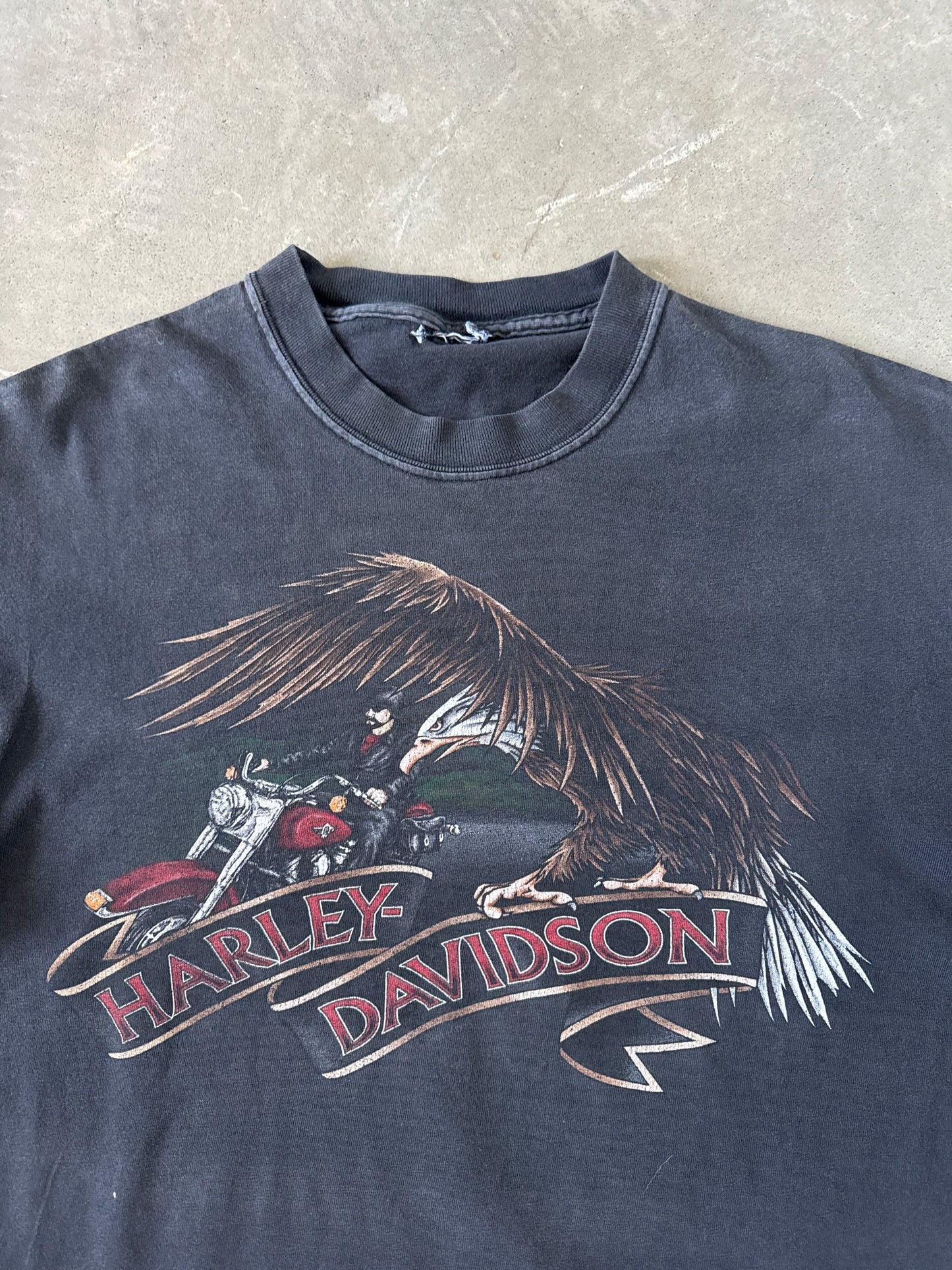 Vintage Harley Davidson Myers Duren Tulsa Oklahoma Tee