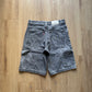 Vintage Y2K Loco Streetwear Faded Grey Denim Jean Jort Shorts