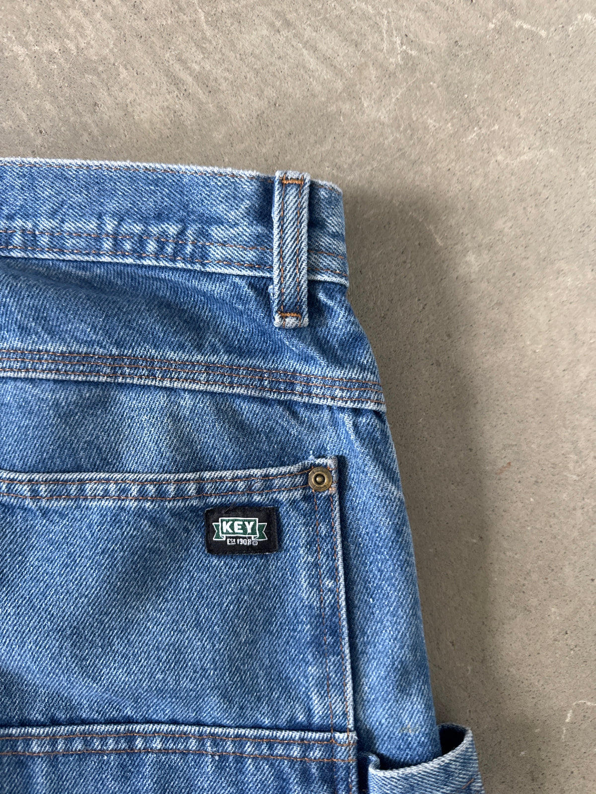 Vintage 90s Key Distressed Double Knee Carpenter Shorts
