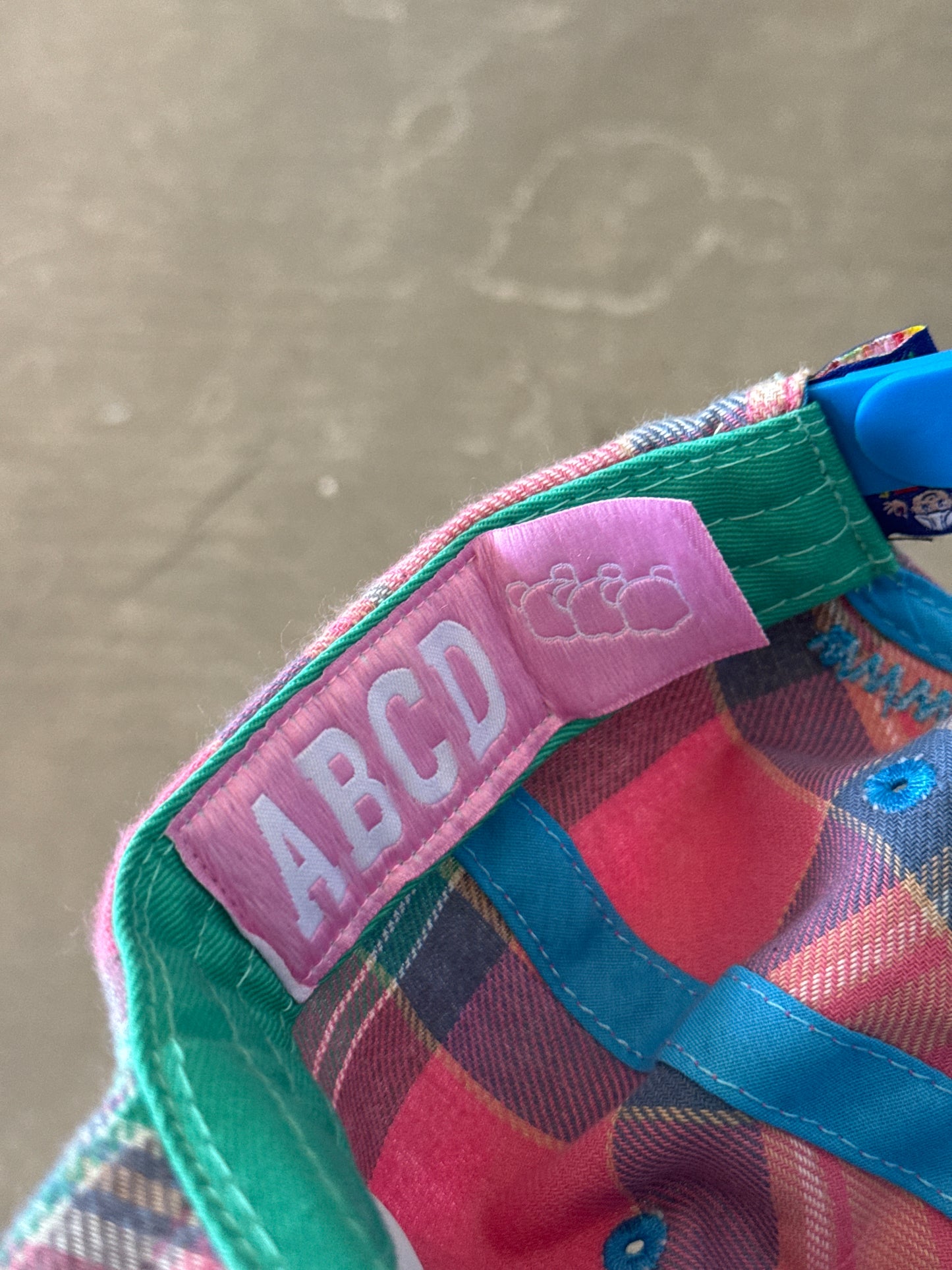 Jose Wong World ABCD Plaid Snapback Hat