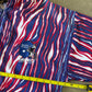 Vintage 90s New York Giants Zebra Hooded Zip Up