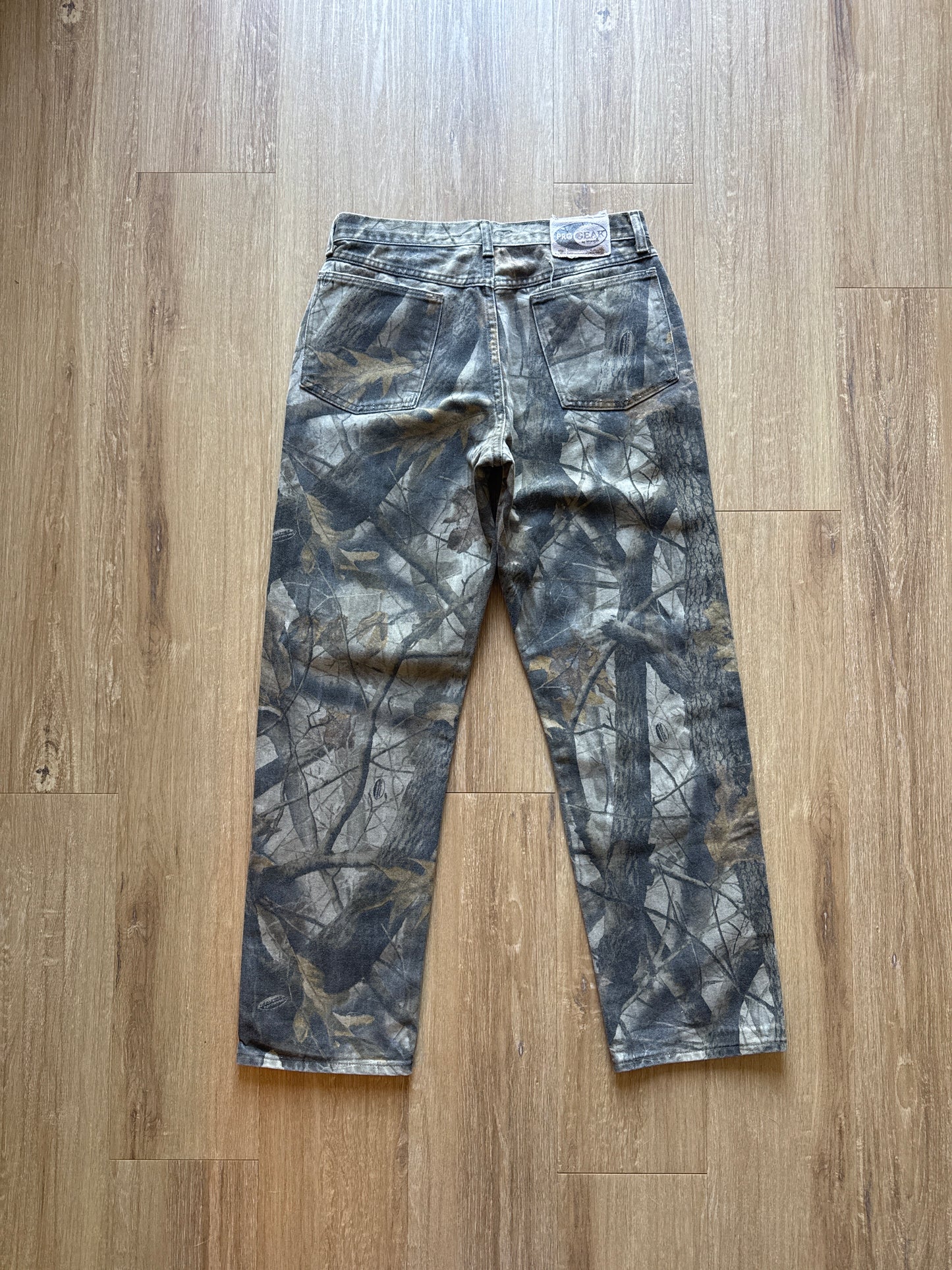 Vintage Wrangler Pro Gear Real Tree Forest Camo Pants