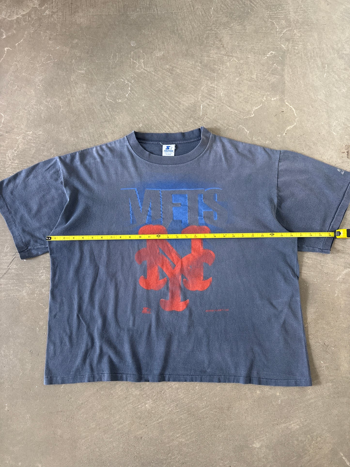 Vintage 1992 Starter New York Mets Faded Boxy Tee