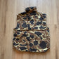 Vintage 80s Pro Advantage Duck Camo Reversible Puffer Vest