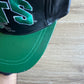 Vintage 90s Drew Pearson New York Jets Leather Strapback Hat