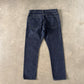 Imogene And Willie Dark Washed Straight Fit Selvage Denim Jeans