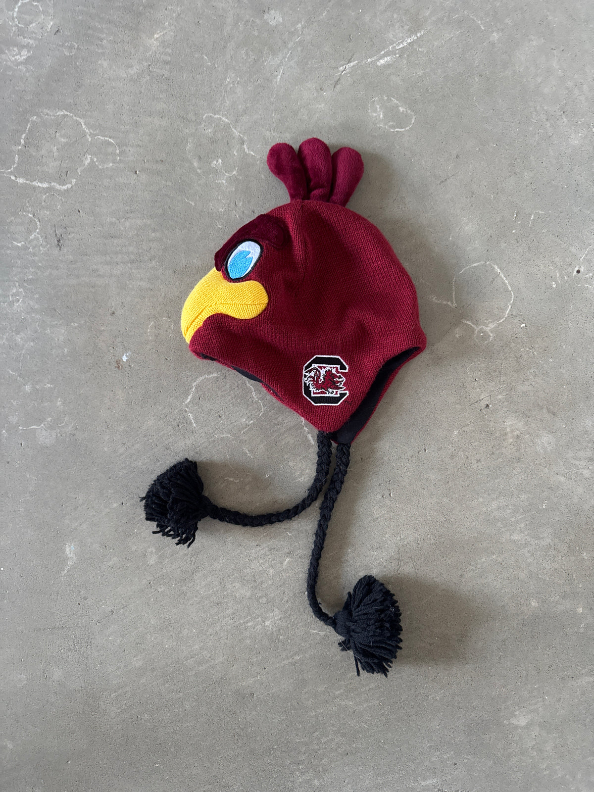 University Of South Carolina Gamecocks Cocky Beanie Hat