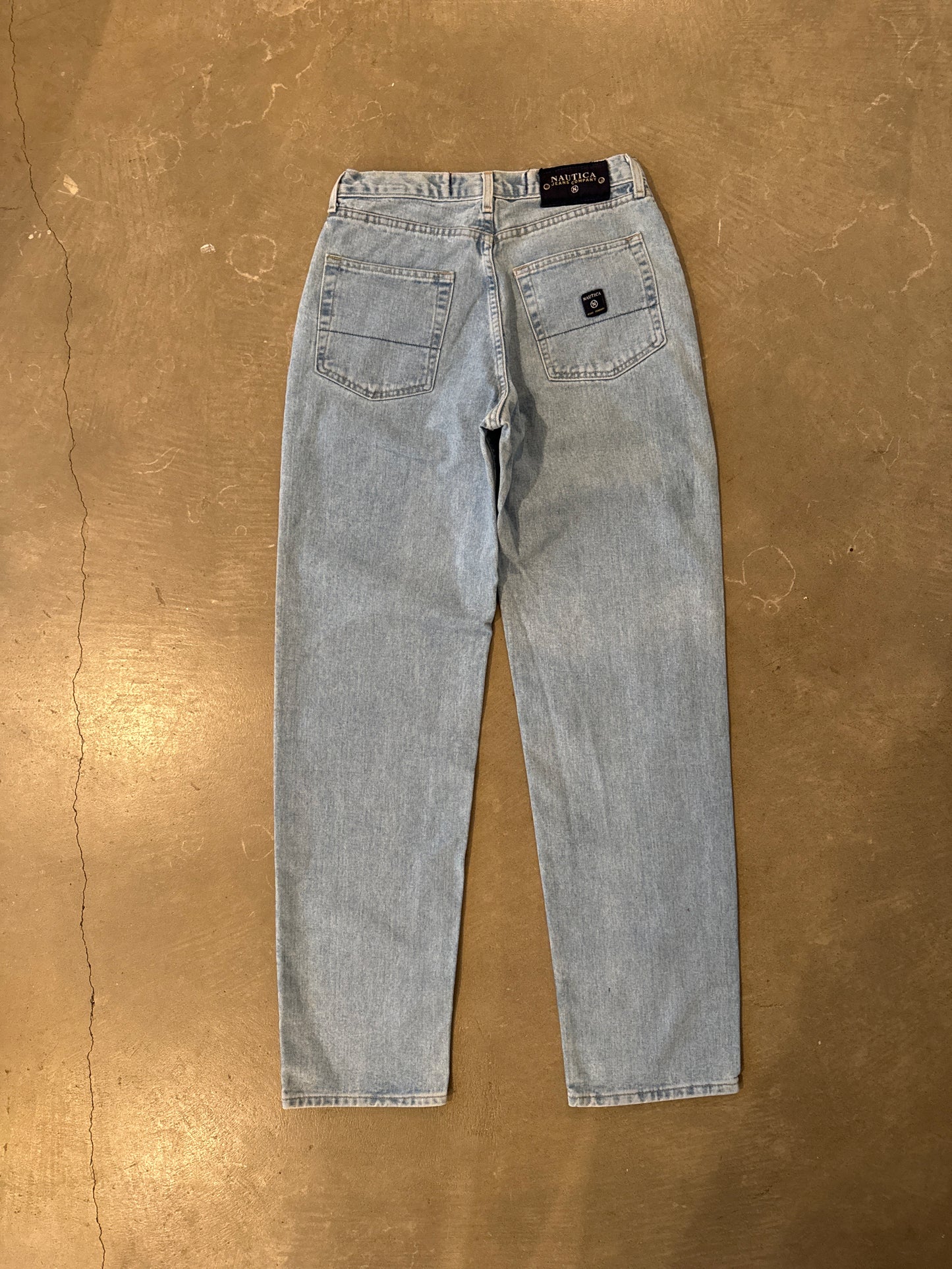 Vintage Nautica Jeans Company Baggy Light Washed Denim Jeans