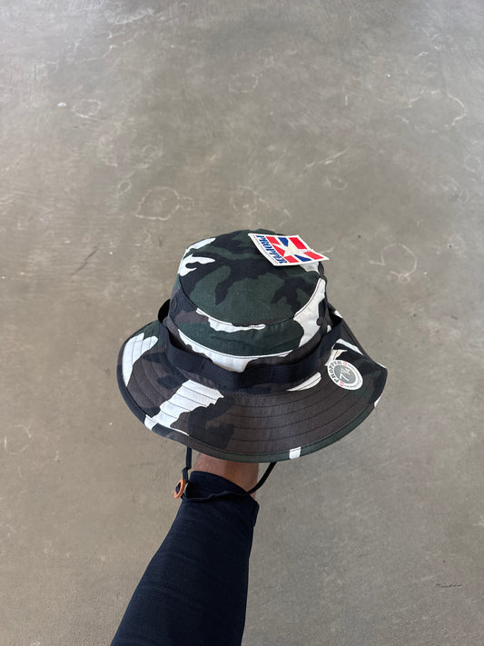 Vintage Propper U.S. Military Woodland Camo Boonie Bucket Hat
