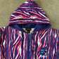 Vintage 90s New York Giants Zebra Hooded Zip Up