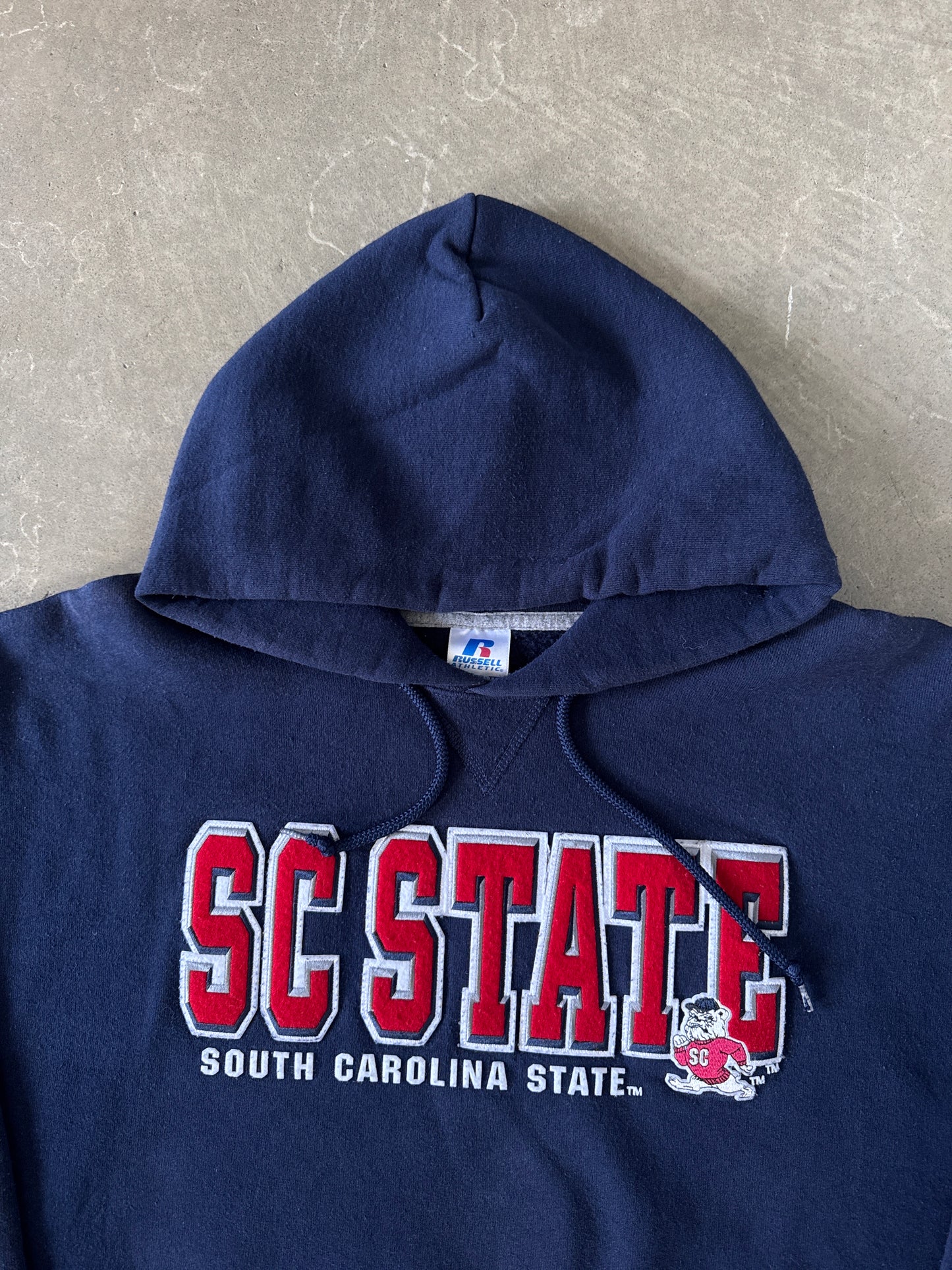 Vintage Russell Athletic South Carolina State University Bulldogs Embroidered Hoodie