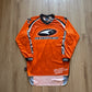 Vintage Y2K Distressed AXO Sport Orange Motocross Jersey