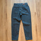 Vintage Women’s Lee Riveted Faded Black Denim Jeans