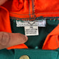 Vintage 90s University Of Miami Hurricanes Long Parka Stadium Coat Jacket