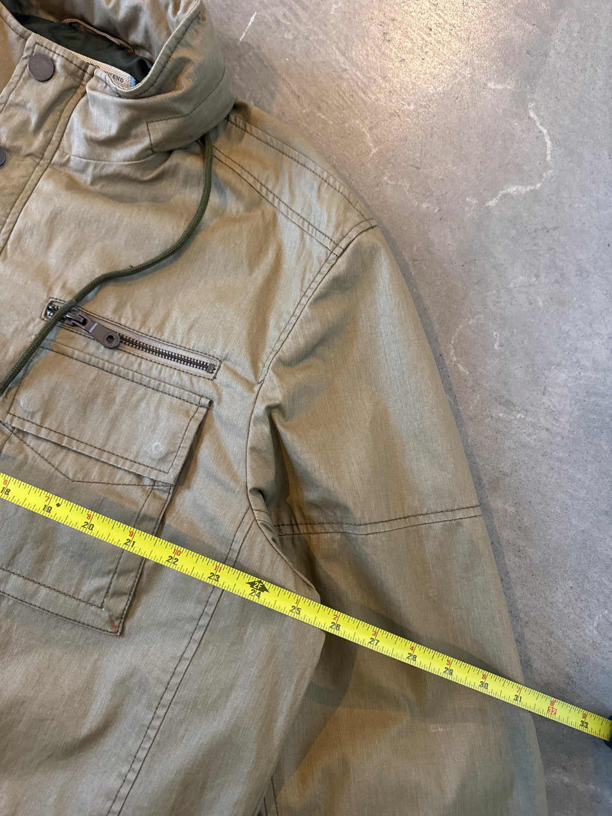 Vintage Tommy Bahama Tribeca Explorer Army Military Pocket Jacket