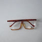 Vintage 90s Gozelle Hip Hip Style Cheetah Glasses