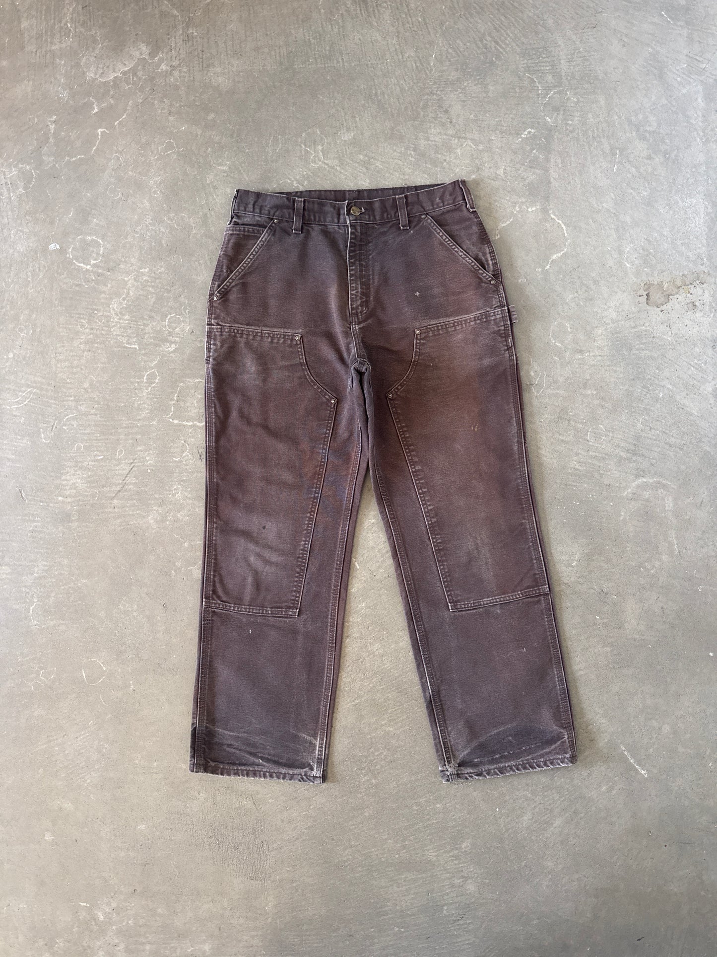 Vintage Carhartt Faded Brown Double Knee Carpenter Pants