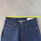Evisu Embroidered Japanese Grey Dog Art Salvage Denim Jeans