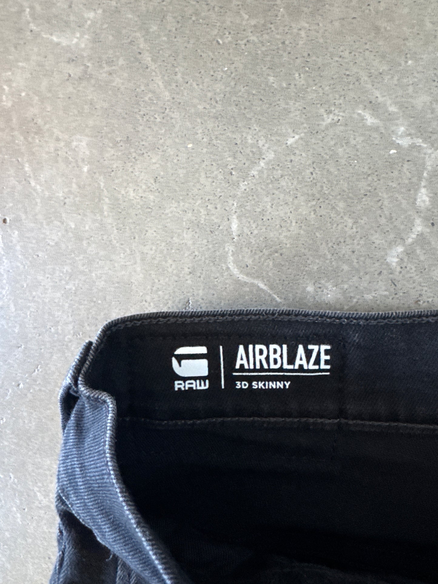G-Star RAW Airblaze 3D Skinny Black Jeans