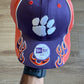 Y2K Youth New Era University Of Clemson Tigers Flame Strapback Hat