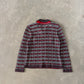 Vintage 80s Women’s San Remo Acrylic Knit Zip Up Jacket