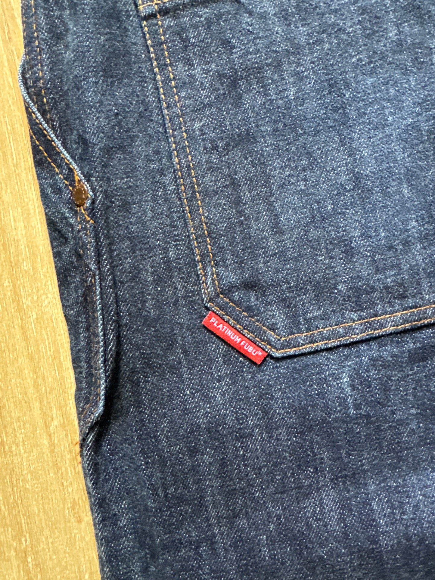 Vintage Y2K Platinum Fubu Fat Albert Baggy Denim Jeans