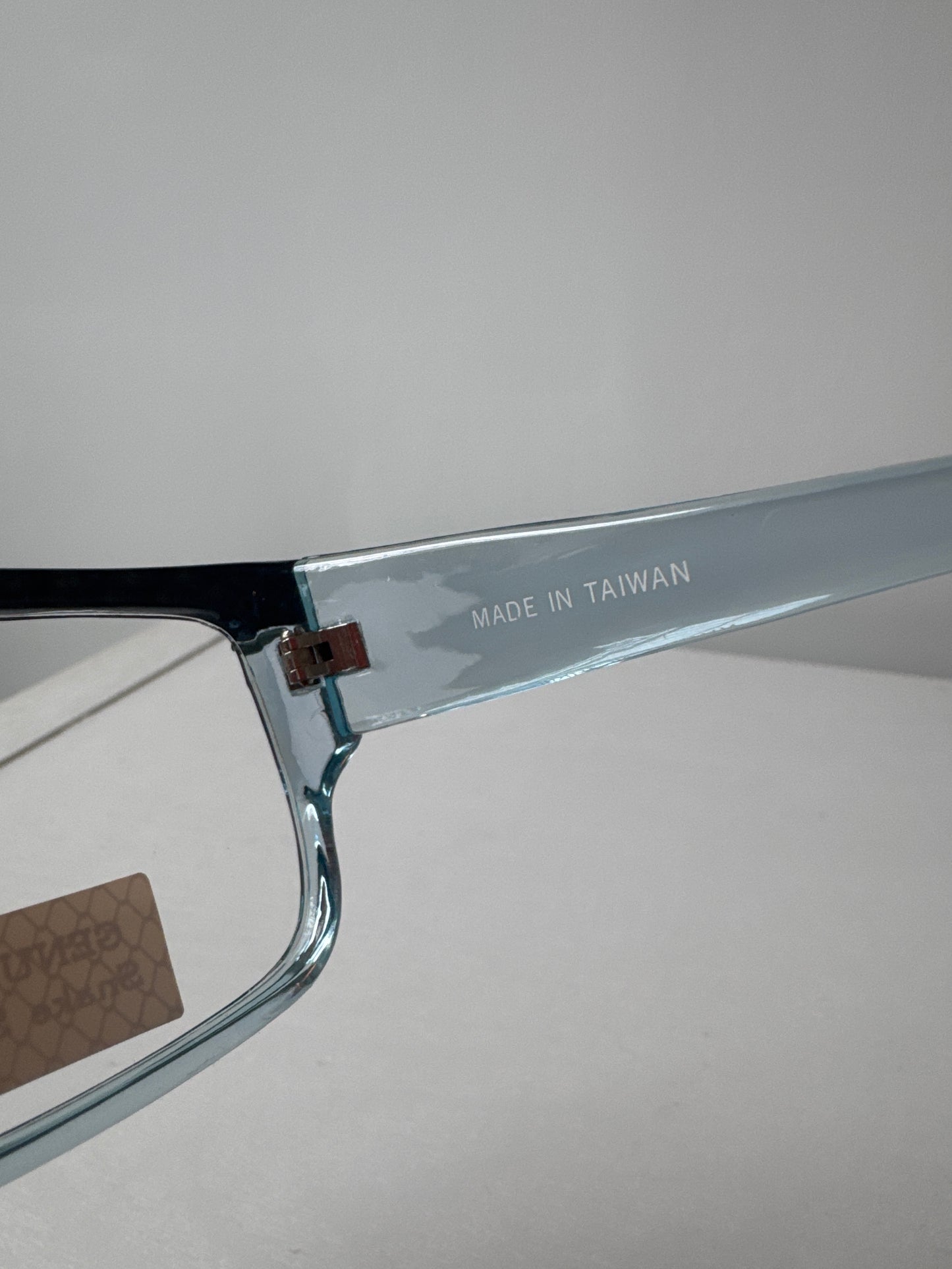 Vintage 90s Genuine Snake Skin Hip Hop Style Glasses