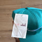 Vintage 90s Nike Logo Teal Elastic Fitted Hat