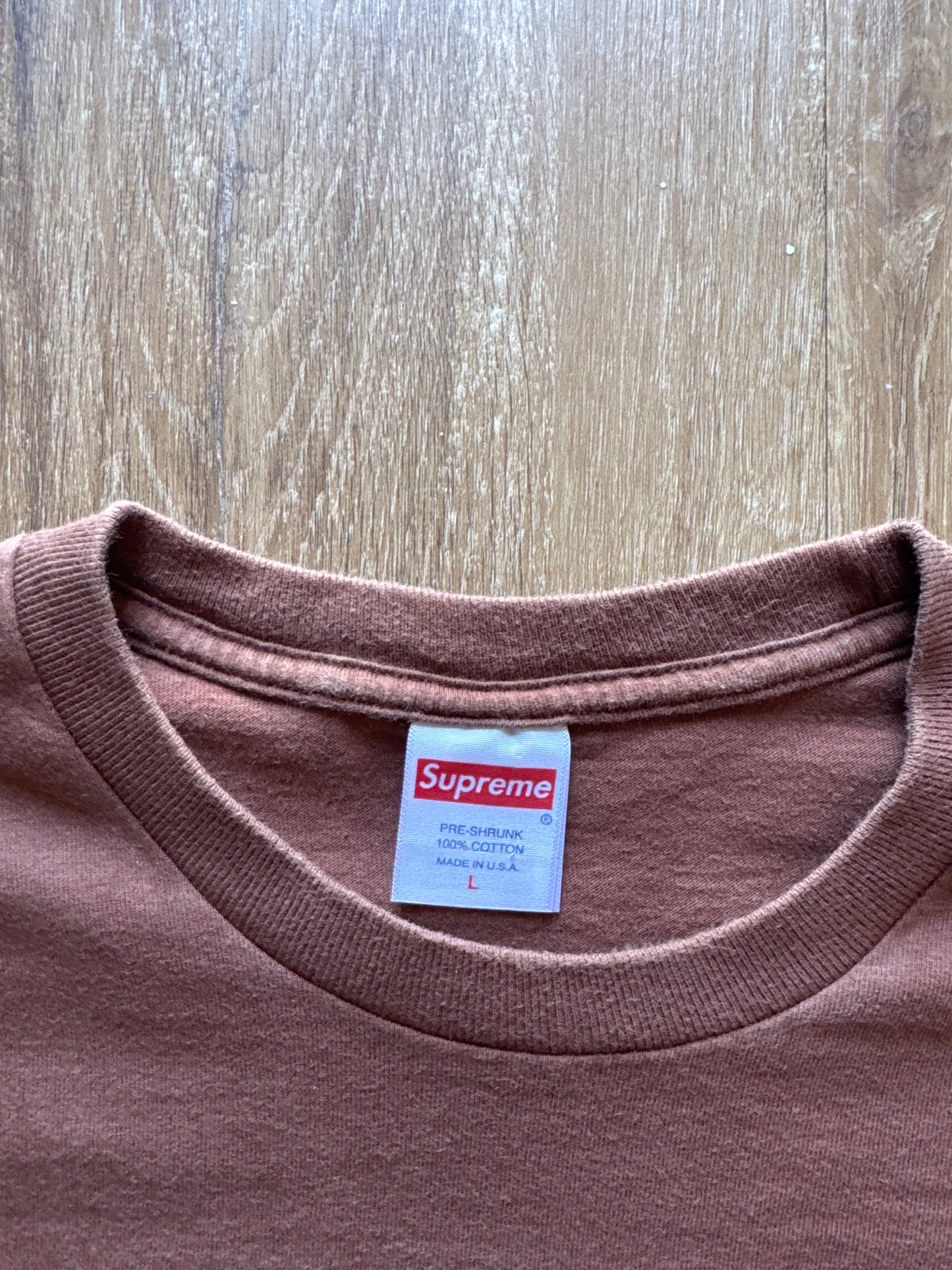 Supreme Braces Brown Tee