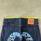 Evisu Blue Japanese Art Selvedge Denim Jeans