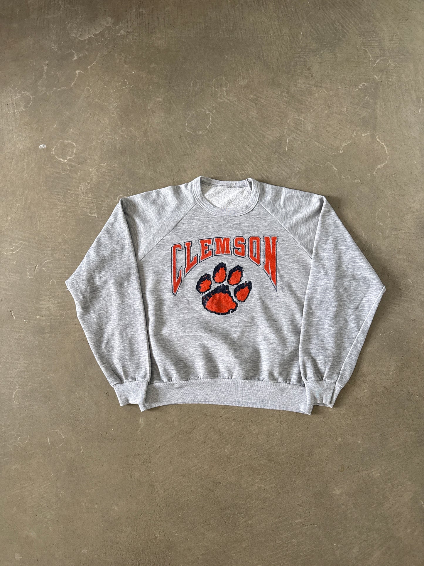 Vintage 80s Clemson University Tigers Sweatshirt