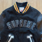 Supreme Black Bone Varsity Jacket