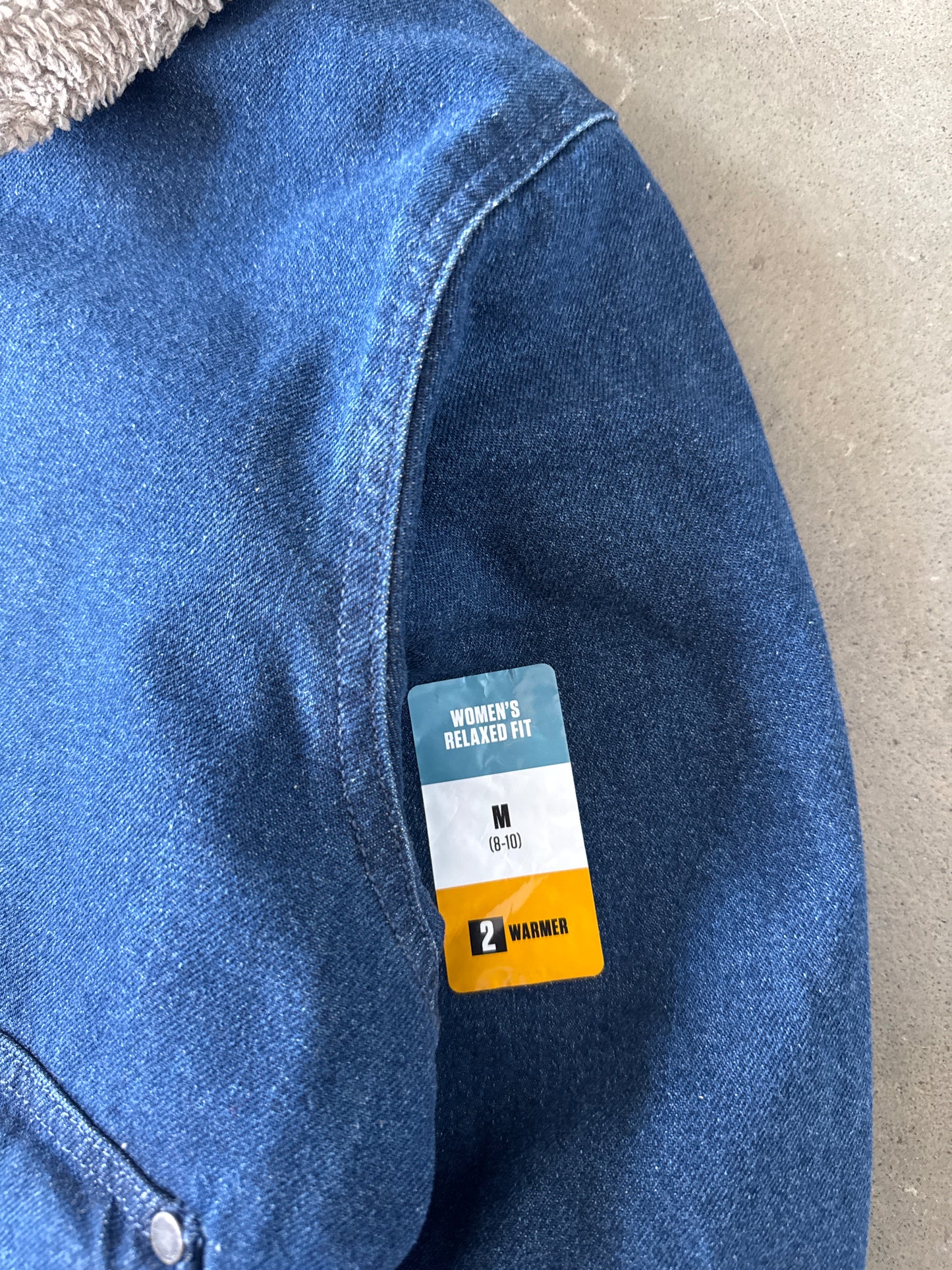 Carhartt Women’s Relaxed Fit Sherpa Lined Denim Jacket