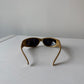 Vintage 90s Catfish Oval Gold Sunglasses