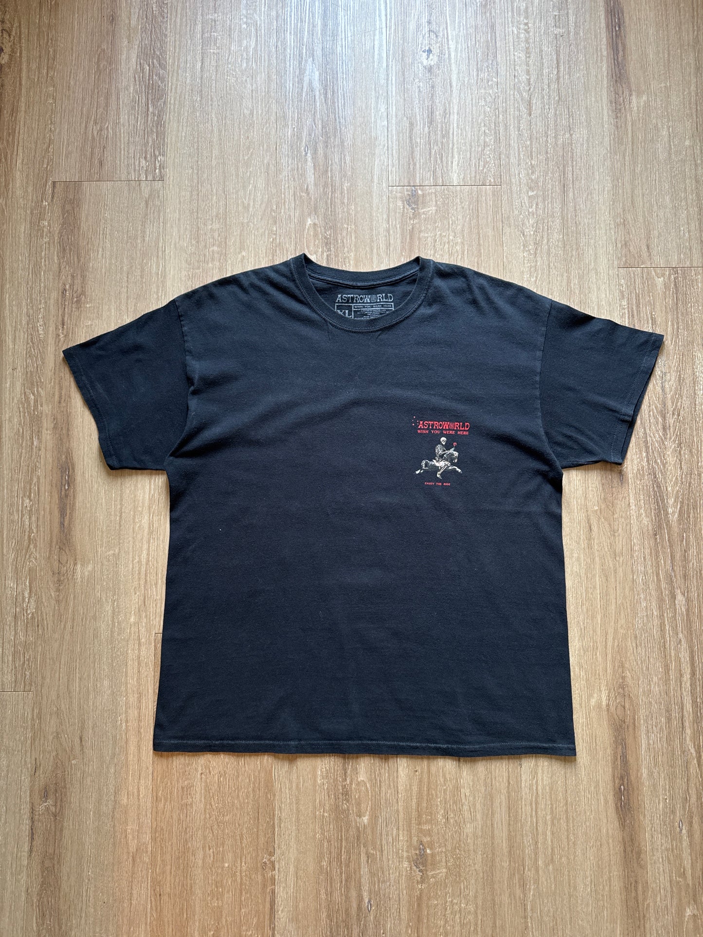 Travis Scott Astroworld Wish You Were Here Enjoy The Ride Tee