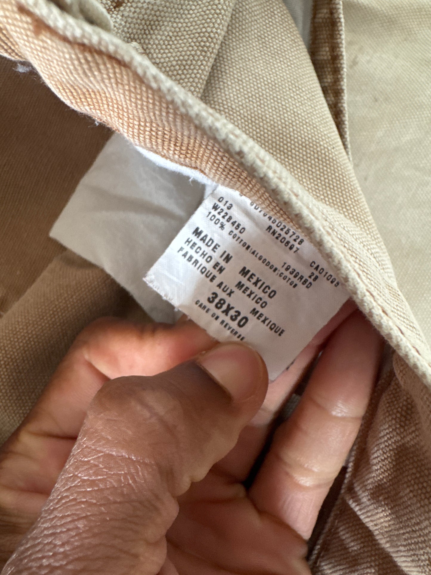 Vintage Dickies Distressed Faded Tan Carpenter Pants