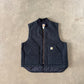 Vintage Carhartt Black Logo Vest